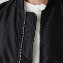 Бомбер Alpha Industries MA-1 Oxford Logo Black (Черный)