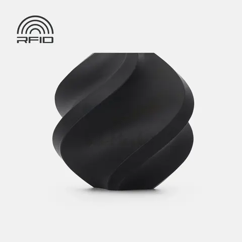 Пластик для 3D-печати Bambu Lab PLA Pure, 1.75 мм, 1 кг, глубокий чёрный (Absolute Black), на катушке, A19-K00-1.75-1000-SPL
