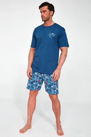 Пижама мужская с  шортами CORNETTE BLUE DOCK 2