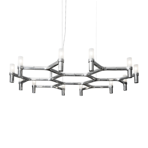 Люстра Crown Plana Minor 12 Chrome D115