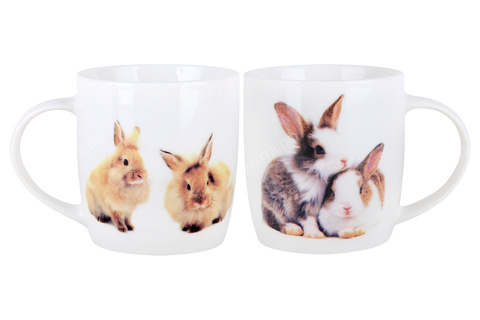 Кружка бочка Funny bunny, 350 мл. (2 диз) - купить