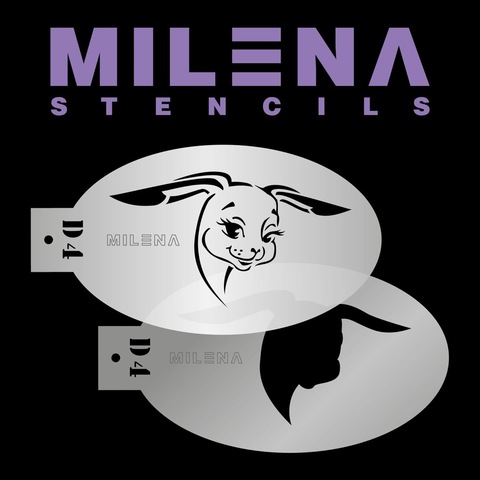 Трафарет Milena D4