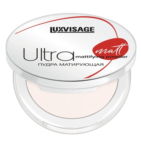 Пудра матирующая LUXVISAGE Ultra matt, тон 101