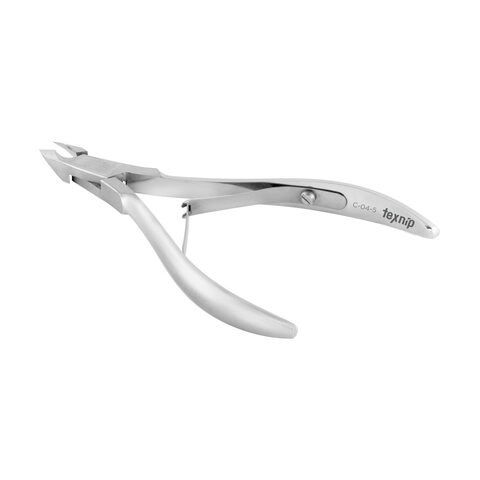 TexNip Кусачки для кутикулы. Лезвие 5мм. Двойная пружина. Ручная заточка
