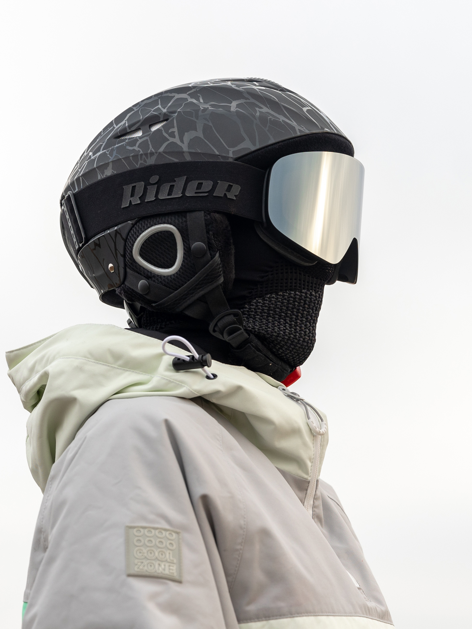 Маска горнолыжная EasyRider BLACK цвет серебристый - Маски горнолыжные | iRide shop фото 5