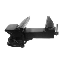 44-4-212 Тиски слесарные поворотные, 125 мм, 5,5 кг, наковальня (РемоКолор)