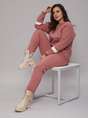 Костюмы с брюками КБофн-042/пудровый