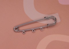 Булавка-брошь для подвесок 50 мм