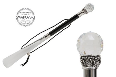 Ложка для обуви Pasotti- Swarovski® Crystal Ball Shoehorn, Италия.