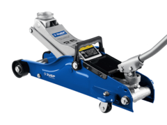 ЗУБР Т-65, 2.5 т, 90 - 360 мм, подкатной домкрат с низким подхватом и поворотной ручкой, Профессионал (43057-2.5)