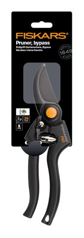 Секатор плоскостной Fiskars P90 черный/желтый (1001530)