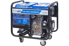 Дизель генератор TSS SDG 6000EHA - [6 кВт / 27,1 А] двигатель Lifan, эл. старт