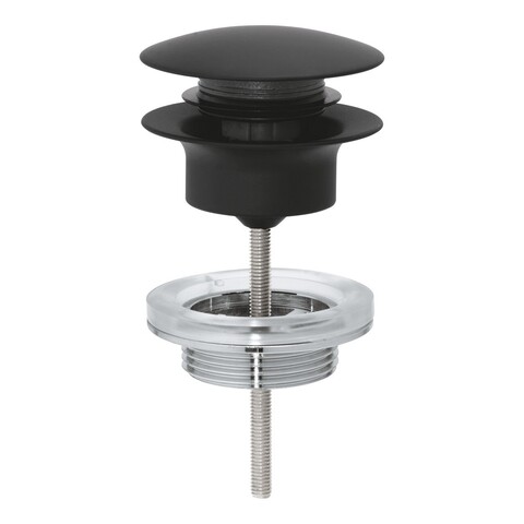 GROHE 29510KF0 Донный клапан (Сливной нажимной гарнитур), фантомный чёрный