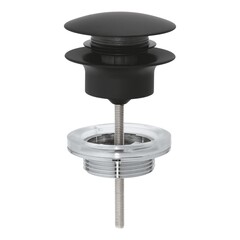 GROHE 29510KF0 Донный клапан (Сливной нажимной гарнитур), фантомный чёрный фото