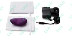 Сливовый шелковистый клиторальный стимулятор Lily (LELO)