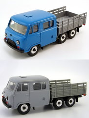 UAZ-39094 Farmer pickup truck long wheelbase 3-axle Agat Mossar Tantal 1:43