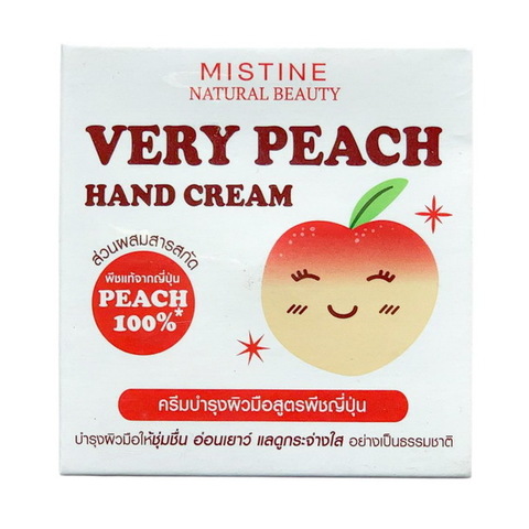 Крем для рук Персик Mistine Natural Beauty Very Peach Hand Cream 30 гр.