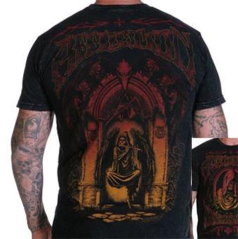 Affliction | Футболка мужская Gate Keeper Tee A437 спина и перед