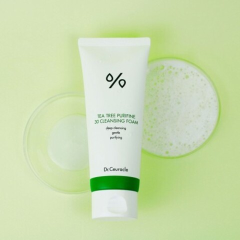 Пенка для умывания с чайным деревом Dr Ceuracle Tea Tree Purifine 30 Cleansing Foam 150 мл