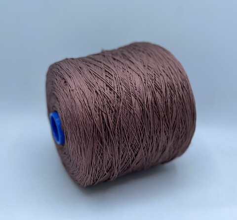 Бобинная пряжа (пр.Италия), art-Brezza 350м/100гр. 100% Мерсеризованный хлопок, цвет-Горячий шоколад, арт.22994