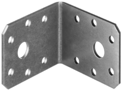 ЗУБР УК-2.5, 45 x 60 x 60 x 2.5 мм, цинк, крепежный уголок (31012-60) (20 штук)