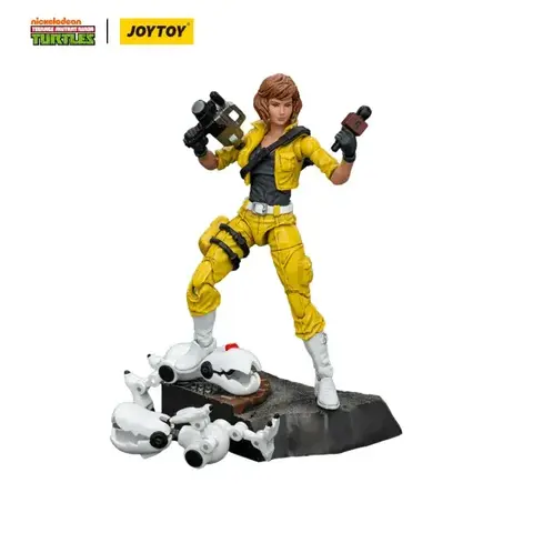 Фигурка Эйприл Онил масштаб 1/18 Черепашки Ниндзя JoyToy