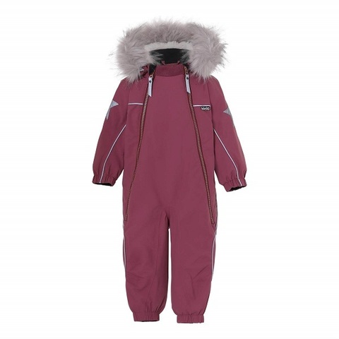 Комбинезон Molo Pyxis Fur Recycle Maroon зимний