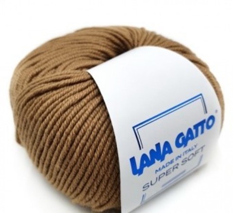 Пряжа Lana Gatto Supersoft 14202 кэмел