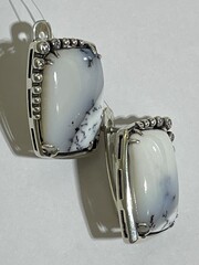 Доминика (серьги из серебра)