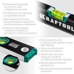 KRAFTOOL 1000 мм, с зеркальным глазком, уровень (34781-100)