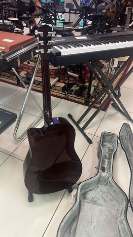 FENDER CD-140SCE DREAD SB W/CASE электроакустическая гитара, цвет санберст, в комплекте кейс