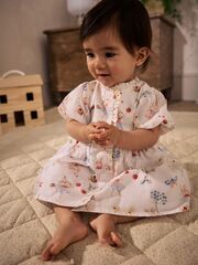 Платье для девочки Next AA8-199, Белый, Розовый