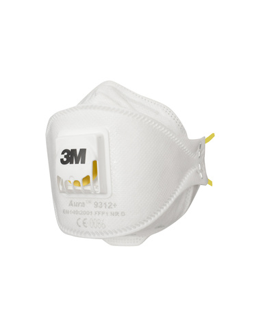 Респиратор 3М Aura™ 9312+ FFP1 (4 ПДК) с клапаном (х10х120)