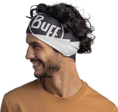 Картинка повязка Buff Headband Wide CoolNet Arthy Graphite - 2