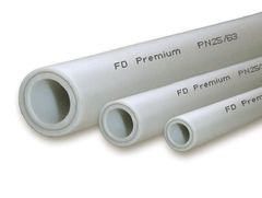 Труба PN25 d=63мм (4м) полипропилен армир. алюм.