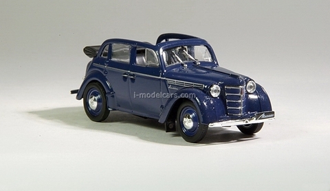 Moskvich-400-420A dark blue 1:43 DeAgostini Auto Legends USSR #5