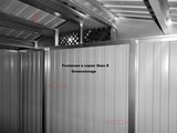 Металлический сарай GreenStorage Эван E 267х309