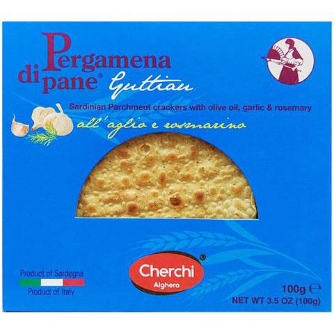 Cherchi Хлебцы Пергамена с чесноком и розмарином 100 г
