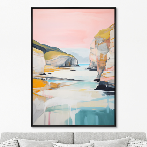 ArtNoMore - Репродукция картины на холсте Landscape Collection, The sea flow, No 1, 2024г.