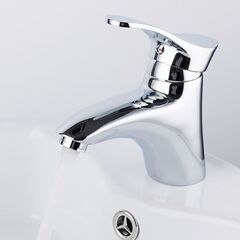 Смеситель для раковины, Frap, корот изл, с картриджем, хром, F1001