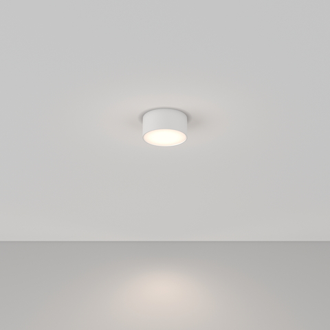 Потолочный светодиодный светильник Maytoni  Zon C032CL-L12W4K белый, 120мм 12Вт 4000K