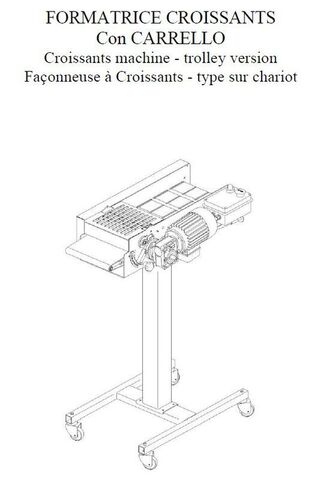 МАШИНА ДЛЯ ФОРМОВАНИЯ КРУАССАНОВ НАПОЛЬНАЯ ROLLMATIC P01927