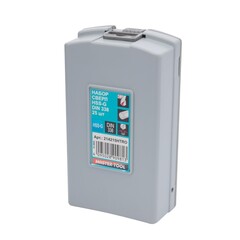 Набор сверл по металлу 1-13мм 25шт DIN338 HSS-G 135° (пл. кейс) H-Tools 214215ROHT