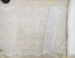 Кружево Французское, ш. 27 см, белый