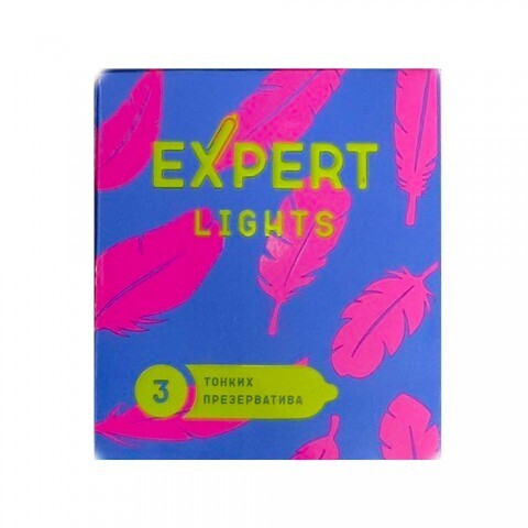 Презервативы EXPERT LIGHTS № 3 (ультратонкие), 3 шт.