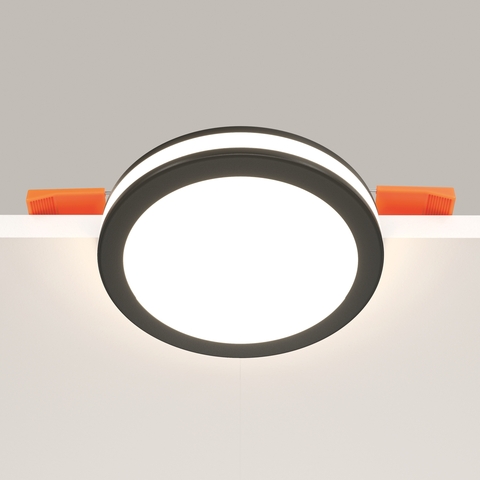 Встраиваемый светодиодный светильник Maytoni Phanton DL303-L12B, 95мм 12Вт 3000K