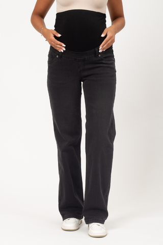 Джинсы для беременных 16198 черный