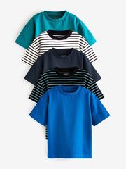 Футболка для мальчика Next N34-006, 5 шт., Белый, Черный, Синий