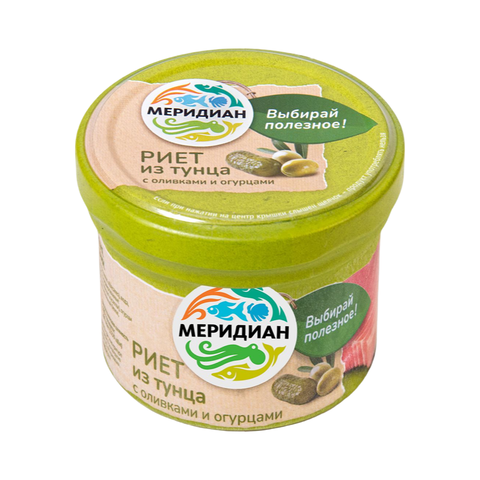 Меридиан Риет с Оливками и Огурцами 100гр