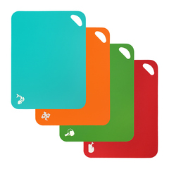 Набор досок разделочных 4 шт, пластик.